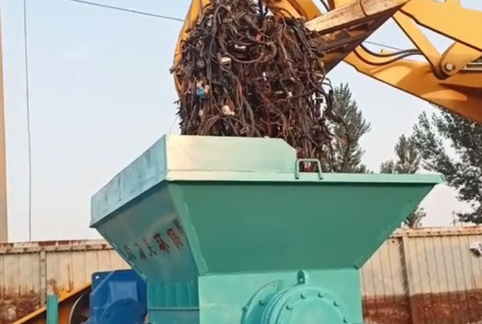 On site use of crusher
